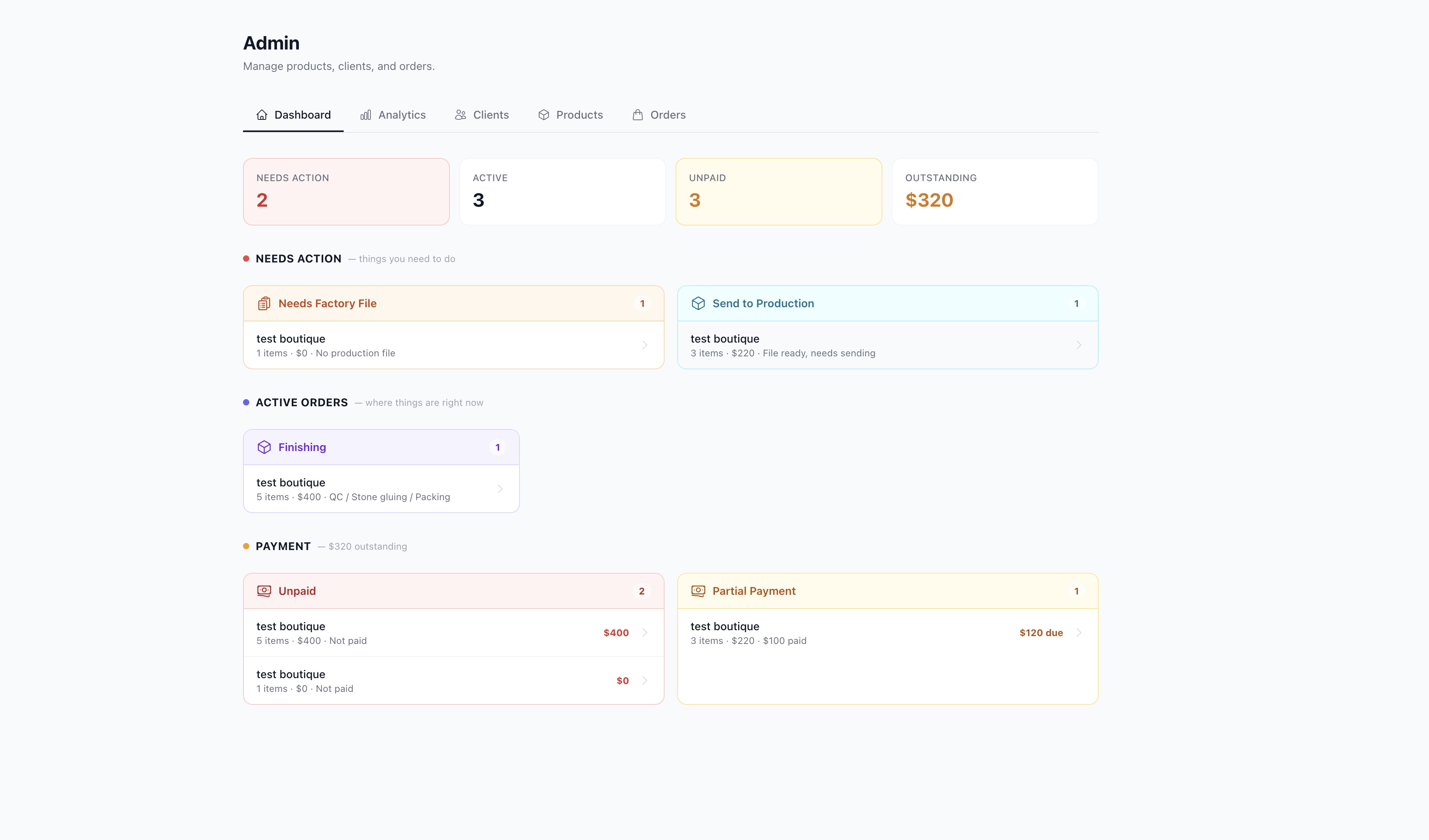 An image of the GJ Style — B2B Wholesale Portal project.
